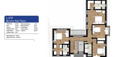 Ormanada Zekeriyaköy Kat ve Daire Plan Resimleri-7