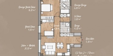 Antwell Life Care Residence Kat ve Daire Plan Resimleri-9