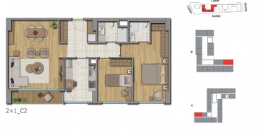 Strada Bahçeşehir Kat ve Daire Plan Resimleri-37