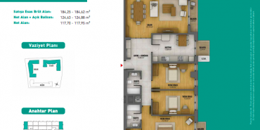 3S Firuze Konakları Kat ve Daire Plan Resimleri-29