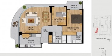 Demir Country Kat ve Daire Plan Resimleri-24