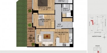 Demir Country Kat ve Daire Plan Resimleri-23