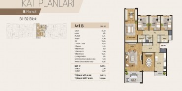 Evora Denizli Kat ve Daire Plan Resimleri-8