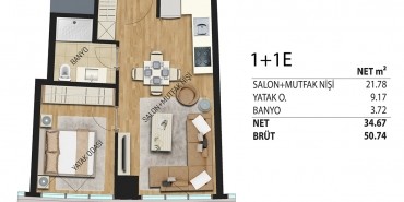 Deluxia Park Residence Kat ve Daire Plan Resimleri-4