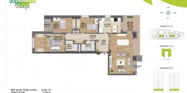 Tema İstanbul Bahçe Kat ve Daire Plan Resimleri-24