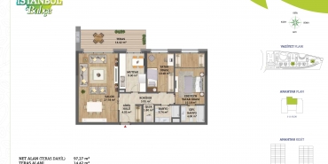 Tema İstanbul Bahçe Kat ve Daire Plan Resimleri-19