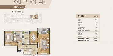 Evora Denizli Kat ve Daire Plan Resimleri-11