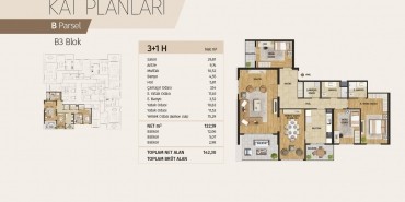 Evora Denizli Kat ve Daire Plan Resimleri-7