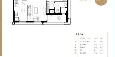 Midtown Selenium By Deyaar Kat ve Daire Plan Resimleri-2