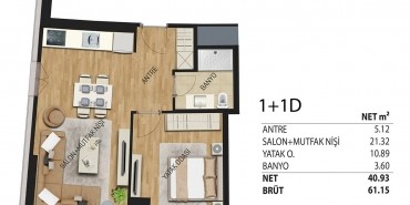 Deluxia Park Residence Kat ve Daire Plan Resimleri-5