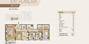 Evora Denizli Kat ve Daire Plan Resimleri-2