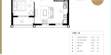 Midtown Selenium By Deyaar Kat ve Daire Plan Resimleri-3