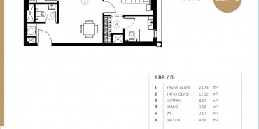 Midtown Selenium By Deyaar Kat ve Daire Plan Resimleri-5