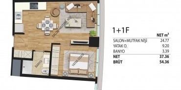 Deluxia Park Residence Kat ve Daire Plan Resimleri-12