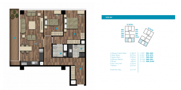 Seba Flats Cendere Kat ve Daire Plan Resimleri-6