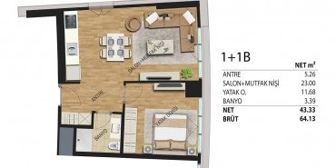 Deluxia Park Residence Kat ve Daire Plan Resimleri-8