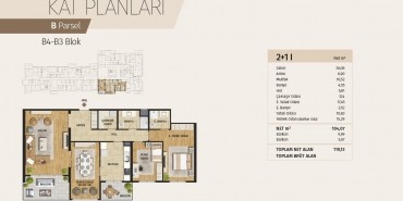 Evora Denizli Kat ve Daire Plan Resimleri-6