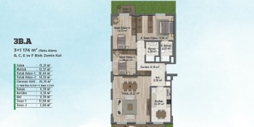 Sur Yapı Gölbahçe Evleri Kat ve Daire Plan Resimleri-8