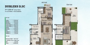 Sur Yapı Gölbahçe Evleri Kat ve Daire Plan Resimleri-6