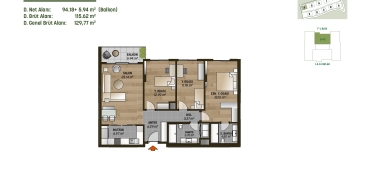 MESA Orman II Kat ve Daire Plan Resimleri-4