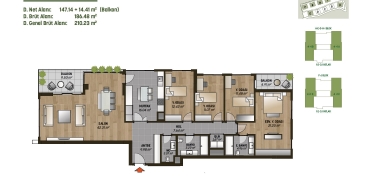 MESA Orman II Kat ve Daire Plan Resimleri-9