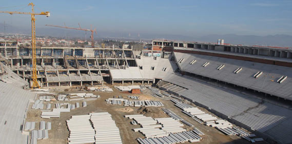 Timsah Arena'nın 2015'te tamamlanması planlanıyor Timsah Arena'nın 2015'te tamamlanması planlanıyor