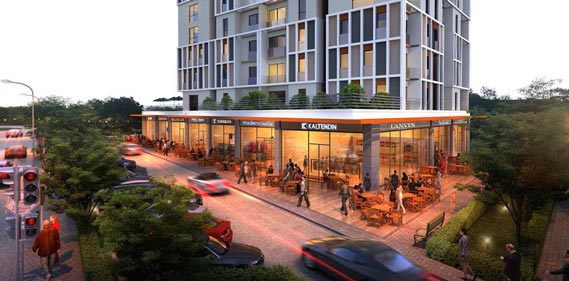 N Residence'ta 96 daire ve 9 mağaza bulunuyor