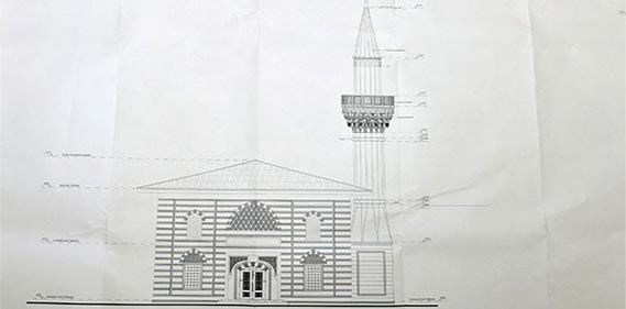 Validebağ Camii planı Validebağ Camii planı