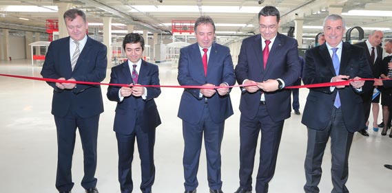 Şişecam'ın Romanya yatırımı törenle açıldı Şişecam'ın Romanya yatırımı törenle açıldı