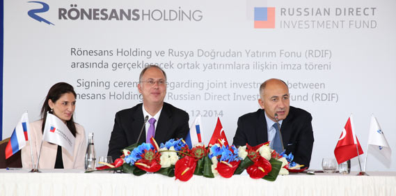 Rönesans-Rusya Doğrudan Yatırım Fonu protokol töreni Rönesans-Rusya Doğrudan Yatırım Fonu protokol töreni
