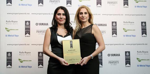 EVA Gayrimenkul 8. ödülünü Londra'da aldı Eva Gayrimenkul 8. ödülünü Londra'da aldı