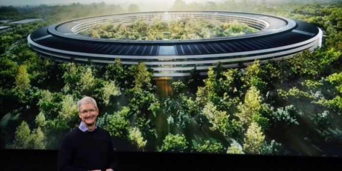 Apple Park'ın son hali görüntülendi