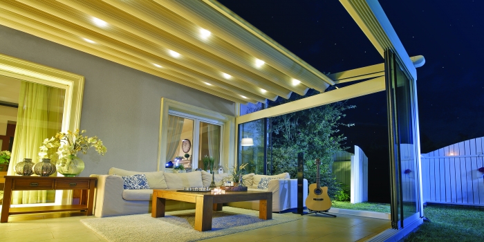 Bahçe keyfini arttıran Silver hareketli pergola