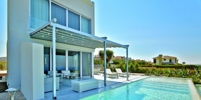 Bahçe keyfini arttıran Silver hareketli pergola