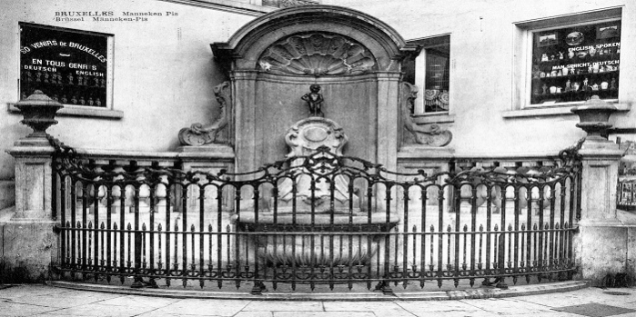 Brüksel'in Manneken Pis heykeli