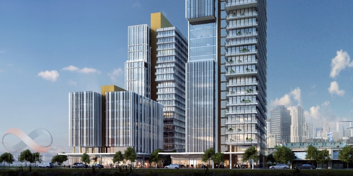 Business İstanbul'un dış cephesinde Çuhadaroğlu imzası