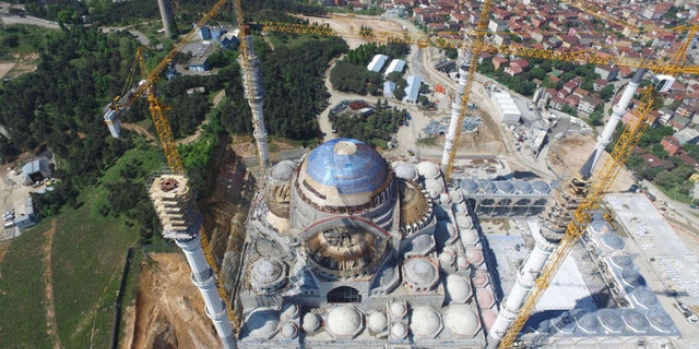 &Ccedil;amlıca Camii son durum!