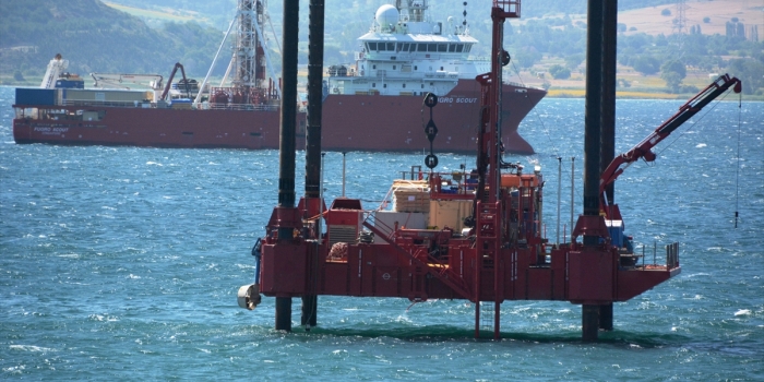 Çanakkale Köprüsü'nde sondaj çalışmaları başladı