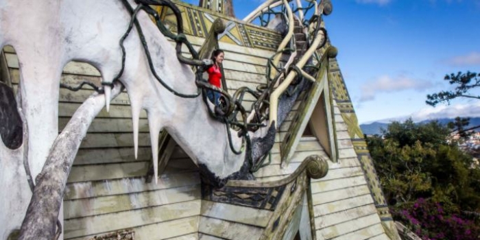 Çılgınlığın sınırlarını zorlayan bir yapı: Crazy House