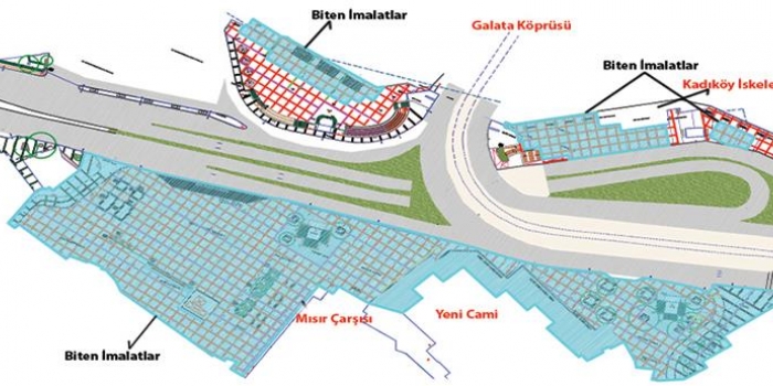 Eminönü Meydanı yenileniyor