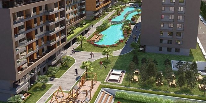 Evora Denizli 240 ay vadeli konut satışı