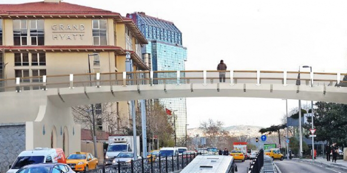 Harbiye, Gezi Parkı'na üst geçitle bağlanacak