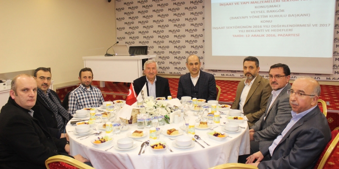 İnşaat Sektörü Temsilcileri MÜSİAD ile Buluştu