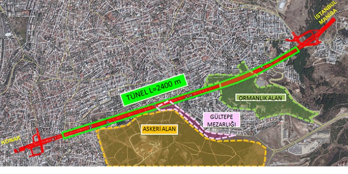 İzmir'in en uzun tüneline 24 firmadan teklif geldi
