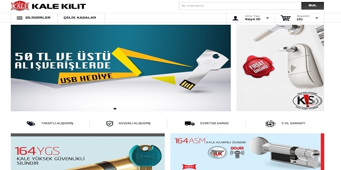 Kale Kilit'in e-ticaret sitesi açıldı