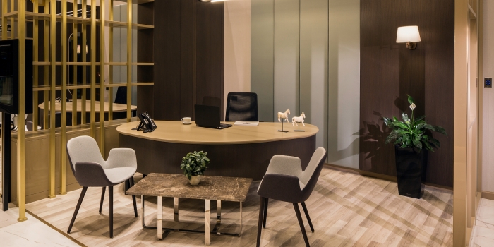 Nidapark Kayaşehir satış ofisine Gönye Proje Tasarım imzası