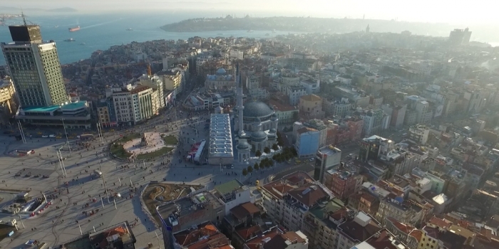 Taksim Meydanı'na yapılacak caminin ilk görüntüleri!