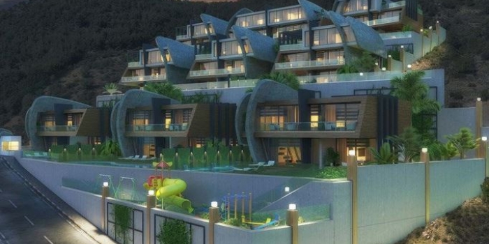Tepe Modern Villaları Alanya!