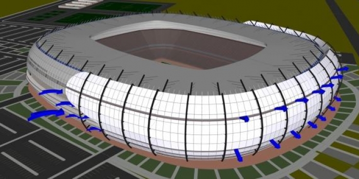 Türkiye'nin ilk ekolojik stadyumunda sona yaklaşılıyor