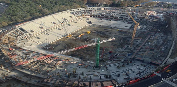 Vodafone Arena İnşaatı Vodafone Arena İnşaatı
